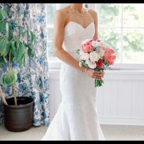 Anne Barge Blue Willow Wedding Dress (Walker style) - Picture 10 of 16